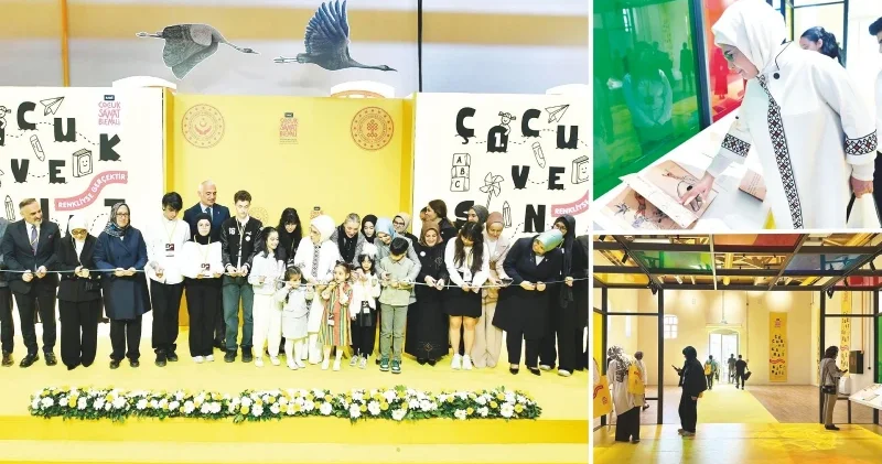 Ekran yerine resimli kitap: Rami Çocuk ve Sanat Bienali açıldı Kültür Sanat Haberleri