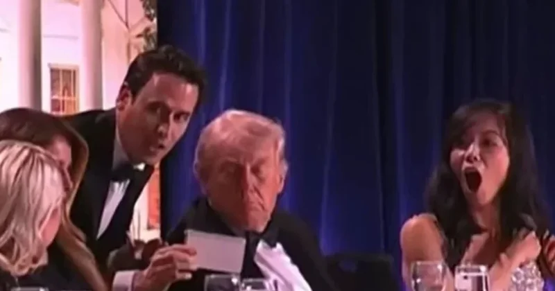 Saldıran önce Trump a gösterilen notun sırrı ortaya çıktı Sözcü Gazetesi