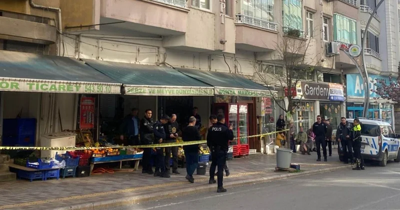 Tartıştığı eniştesinin çalıştığı manava kurşun yağdırdı