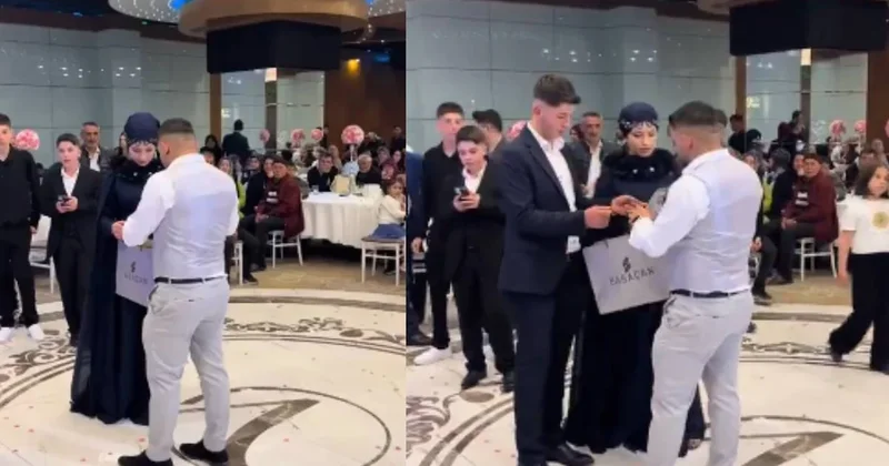 Düğünde şaşırtan takı merasimi: Torbadan çıkardı herkes şaştı kaldı Sözcü Gazetesi