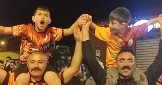 Galatasaray ın Fenerbahçe galibiyeti sonrası Ardahan da büyük coşku Ardahan Haberleri
