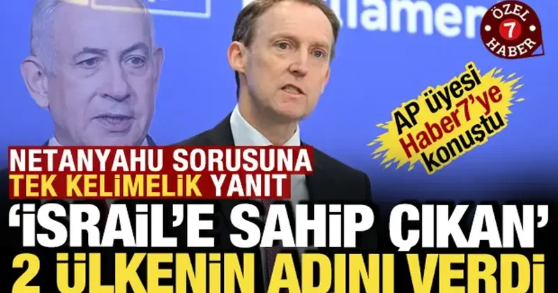 Avrupa Parlamentosu ndan Netanyahu sorusuna tek kelimelik yanıt