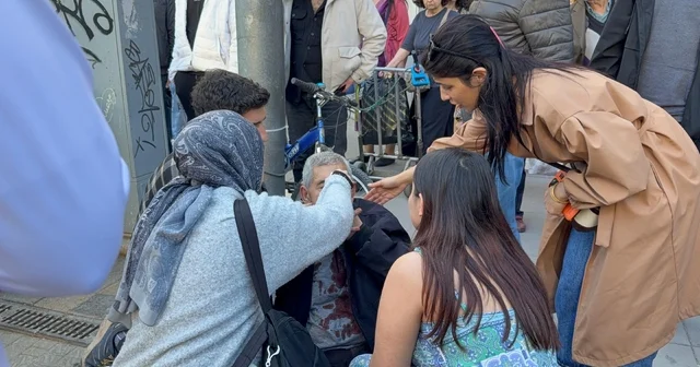 Çocuğun attığı yumrukla yaşlı adam kanlar içinde yere yığıldı Eskişehir Haberleri