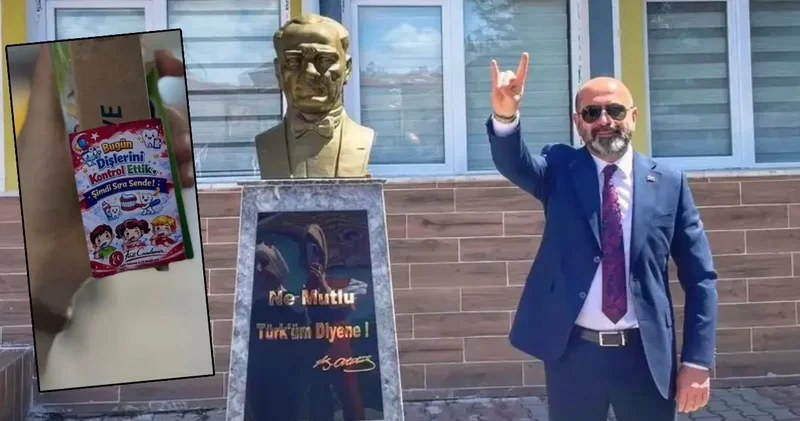 İlkokulda MHP propagandası