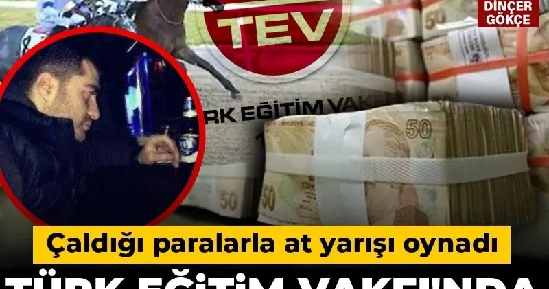 Köklü vakfın paraları ile at yarışı oynadı; yakayı ele verince de hapsi boyladı!