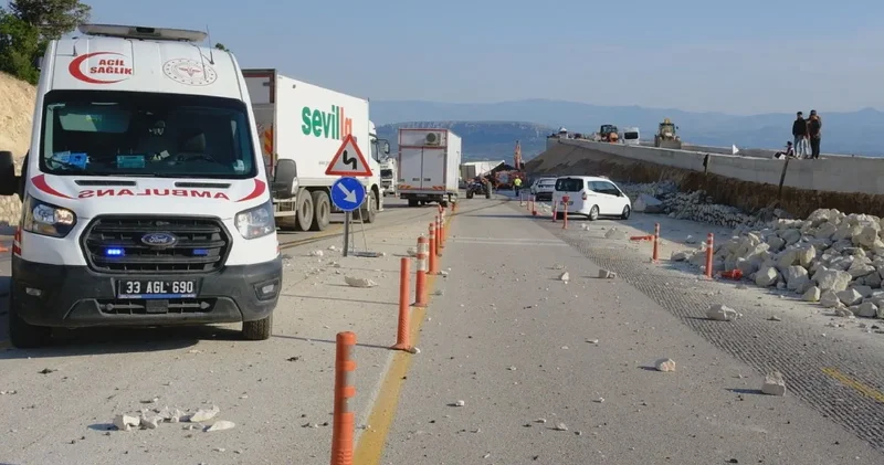 Freni boşalan TIR inşaat alanına daldı: 1 işçi feci şekilde can verdi