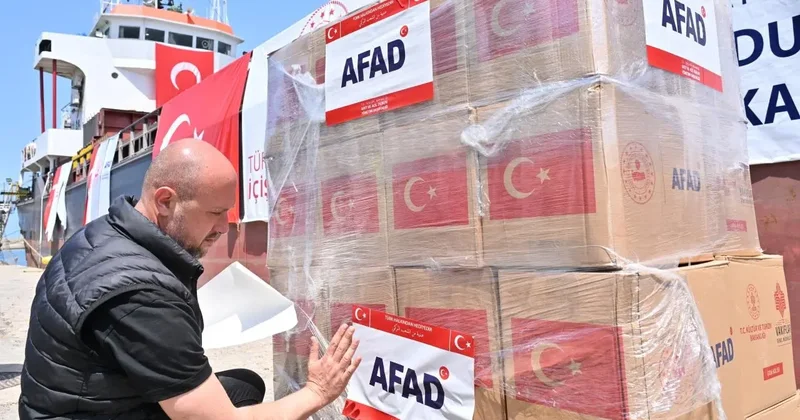 Türkiye den İsrail in kana buladığı ülkeye dev yardım