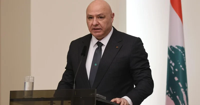 Lübnan Cumhurbaşkanı Avn: Ateşkes, müzakereler için ilk ve zorunlu adımdır