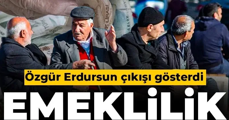 Emeklilik labirente döndü, Özgür Erdursun çıkışı gösterdi