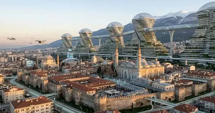 Yapay zekaya göre Türkiye nin il il 100 yıl sonraki hali...