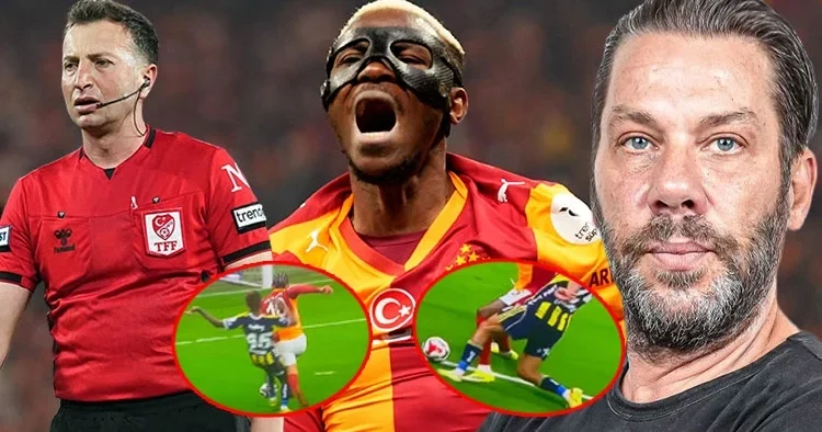 Fırat Aydınus, Galatasaray Fenerbahçe derbisinin hakemi Yasin Kol için yazdı: O kadar kötüydü ki skor bile kurtarmaz! Osimhen kırmızı kart görmeliydi