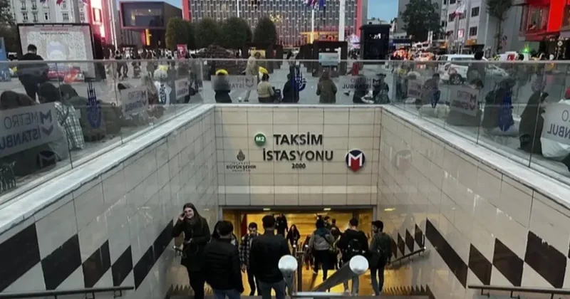 İstanbul Valiliği duyurdu: Taksim metro ve füniküler hattı kapatıldı