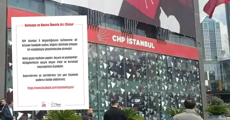 CHP İstanbul İl Başkanlığı’nın sosyal medya hesabına el konuldu! Sözcü Gazetesi