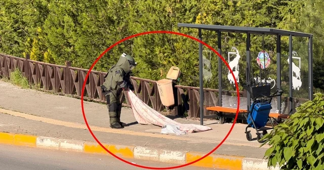 Tunceli de fünye ile patlatılan poşetten battaniye çıktı Tunceli Haberleri