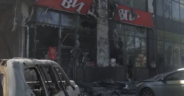 Rusya dan Ukrayna ya hava saldırısı: 11 yaralı VİDEO İZLE