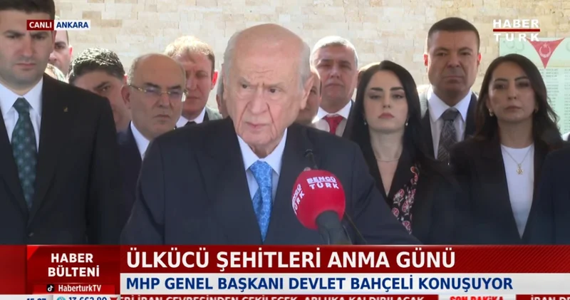 Son dakika önemli mesajlar: MHP lideri Bahçeli den Ülkücü Şehitleri Anma Günü nde açıklamalar Son dakika haberleri