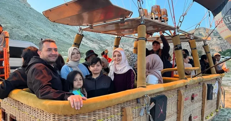 Kurban Bayramı tatilinde Kapadokya da yerli turist yoğunluğu yaşanıyor