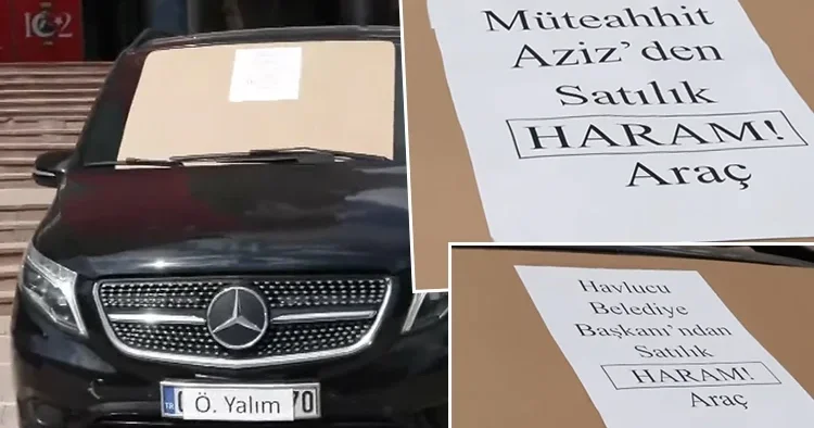 Özgür Özel in makam aracı satılığa çıktı! Araçların üzerindeki yazılar dikkat çekti