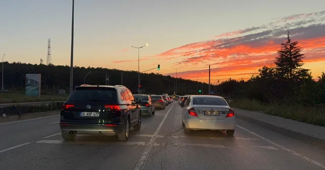 Ekişehir de gün batımı görsel şölen sundu Eskişehir Haberleri