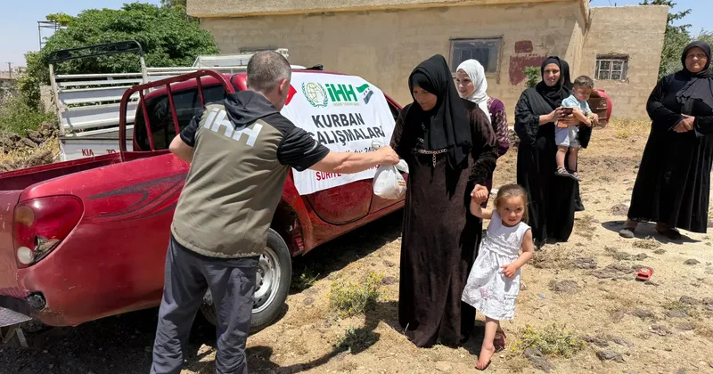 HH dan Suriye de binlerce savaş mağduruna Kurban Bayramı yardımı