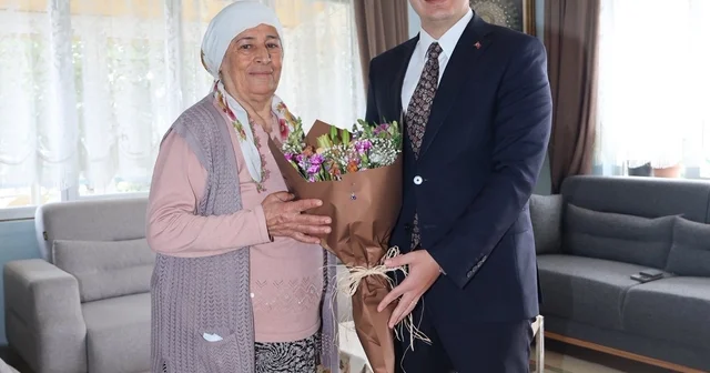 Kaymakam Gündoğdu şehit aileleri ve gazilerle bayramlaştı Aydın Haberleri