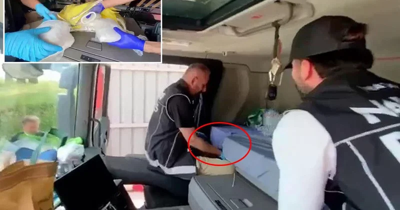 Hatay da tırda 12,6 milyon TL lik uyuşturucu