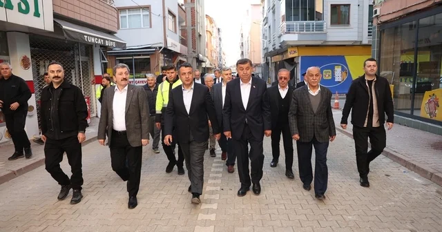 Samsun protokolünden Havza da bayramlaşma ve sel bölgesinde inceleme Samsun Haberleri