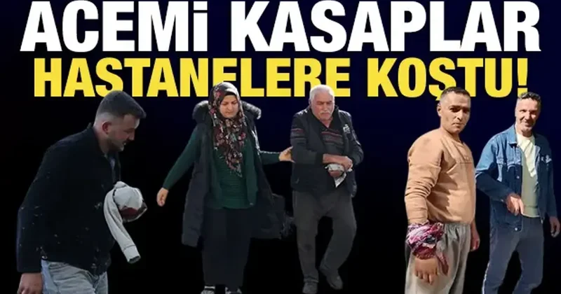 Acemi kasaplar hastanelere koştu!