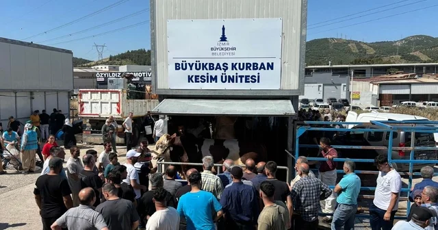 İzmir de kurban kesim yoğunluğu İzmir Haberleri