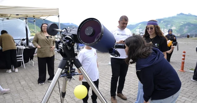 Mersin den Artvin e bilim köprüsü: Çocuklar atölyelerde eğlenerek öğrendi Mersin Haberleri Habertürk Yerel Haberler