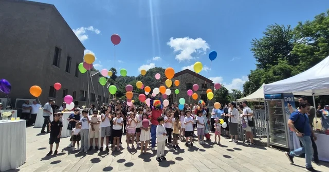 Lösemiyi yenen Ediz Asil için gökyüzüne balonlar bırakıldı Zonguldak Haberleri Habertürk Yerel Haberler