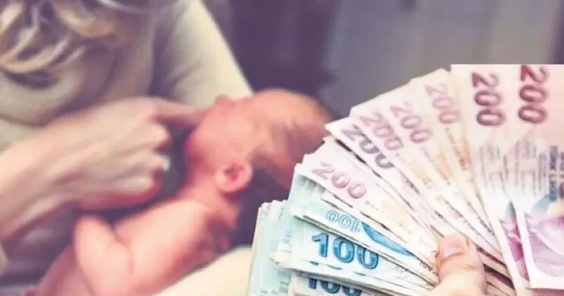 Doğum yardımı ödemeleri hesaplarda