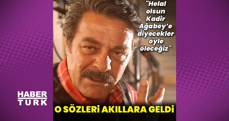 Kadir İnanır: Bu dünyadan ölüp gideceğiz... Magazin haberleri