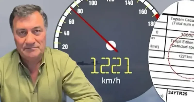 Trafik cezasında akılalmaz olay: Ne uçak ne Formula 1 böyle hız yapmadı!