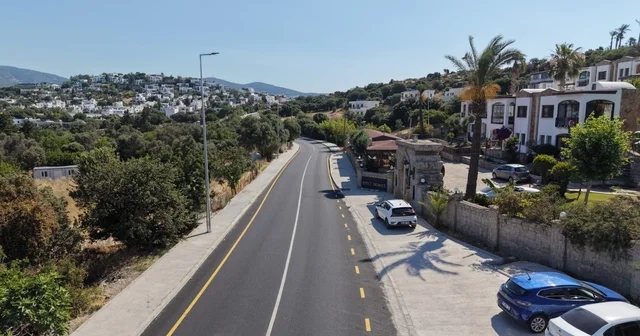 Bergamut Caddesi ile Derviş Görgün Caddesi nde çalışmalar tamamlandı Muğla Haberleri Habertürk Yerel Haberler