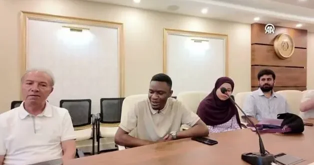 Zambiyalı Dominic Singoma, üniversite eğitimi için geldiği Kayseri de Müslüman oldu