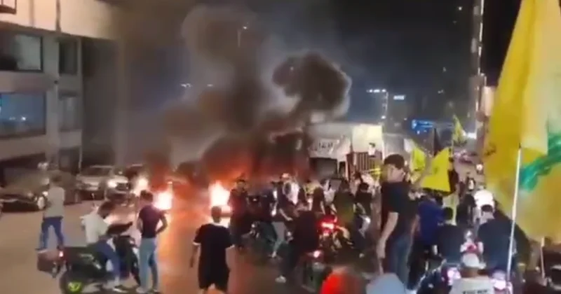İsrail ve Lübnan anlaşma yapınca Hizbullah Lübnan sokaklarını yaktı Sözcü Gazetesi