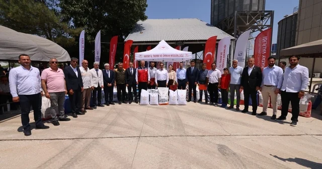 Kırıkhan da 30 milyon liralık tohum desteği üreticilere ulaştırıldı Hatay Haberleri Habertürk Yerel Haberler