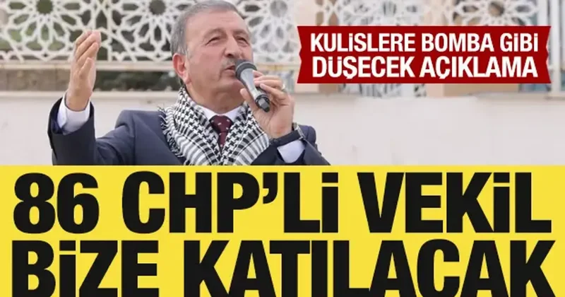 Bedri Yalçın dan kulislere bomba gibi düşecek açıklama: 86 CHP li vekil bize katılacak