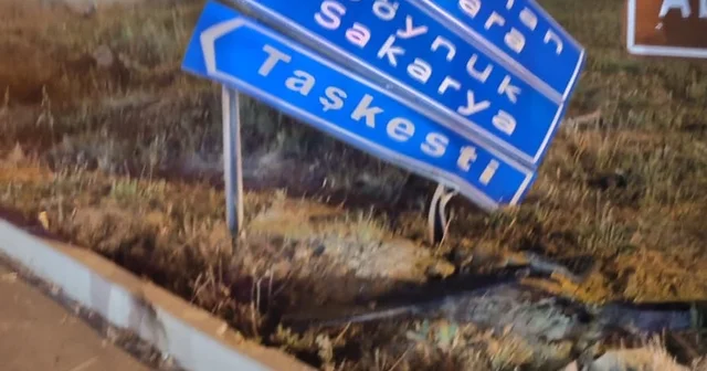 Trafik levhasına çarpıp kaçan alkollü sürücüye 25 bin TL ceza Bolu Haberleri Habertürk Yerel Haberler