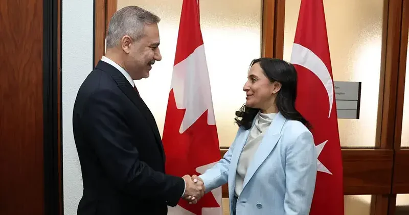 Bakan Fidan, Ottava da Kanada Dışişleri Bakanı Anand ile bir araya geldi