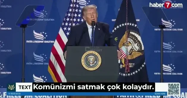 Trump: İstesem tarihin en büyük komünisti olurdum