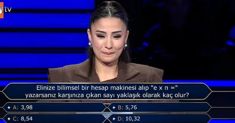 Matematik mezunu yarışmacı matematik sorusunda elendi Sözcü Gazetesi