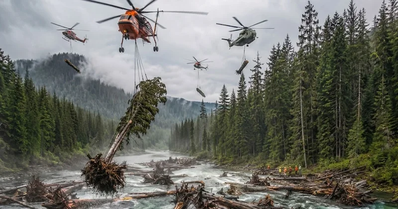 900 tanesini helikopterle gökyüzünden bıraktılar: Tek amacı var Sözcü Gazetesi