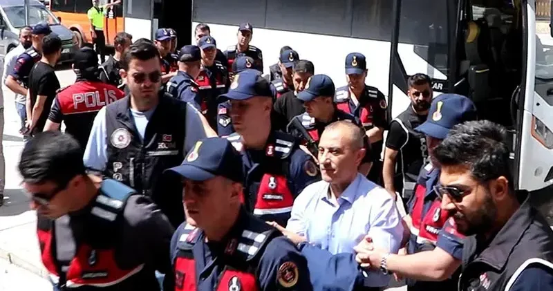 Eski Tunceli Valisi Sonel ile koruma polisi Eroğlu ile emekli polis Ertok adliyede