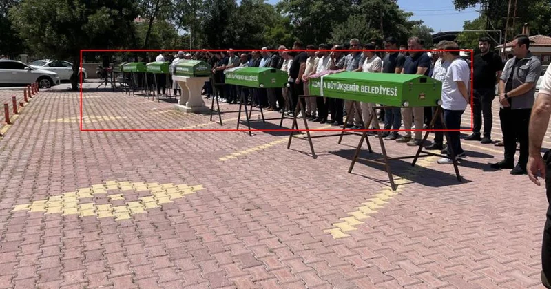 Manavgat ta uçuruma yuvarlanan ailede 5 kişi Konya da toprağa verildi