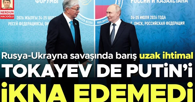 Barış uzak ihtimal: Tokayev de Putin’i ikna edemedi