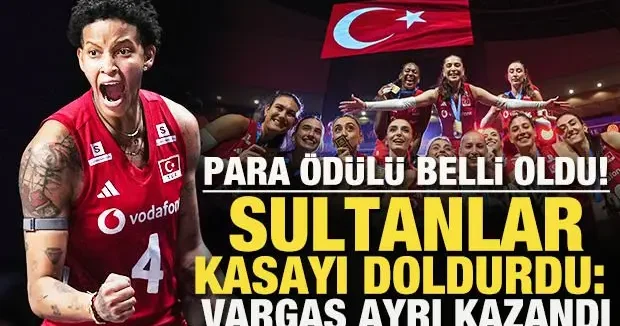Şampiyonluğun ödülü belli oldu! Filenin Sultanları kasayı doldurdu: Vargas ayrı kazandı