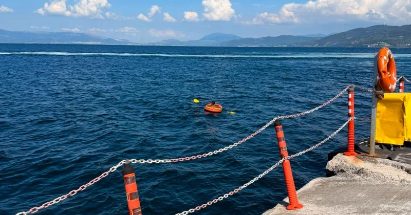 Akıntıyla sürüklenen bottaki 15 yaşındaki çocuk kurtarıldı