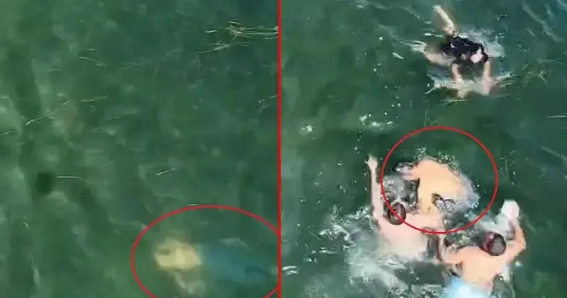 Boğulma tehlikesi geçiren kişi yeri dronla tespit edilip, kurtarıldı